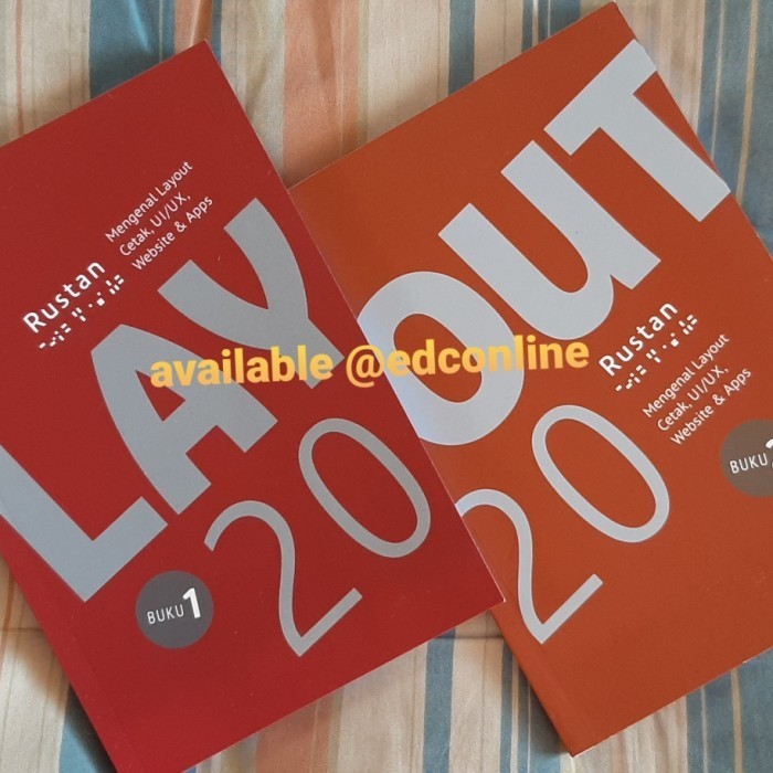 

buku desain layout versi 2020 surianto rustan paket 2 buku