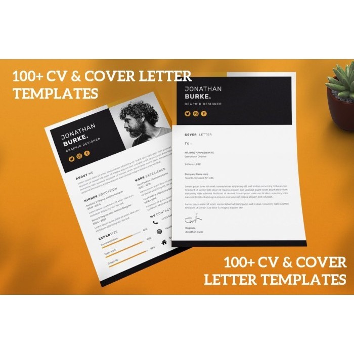

100+ Template CV Profesional & 100+ Template Cover Letter format Word