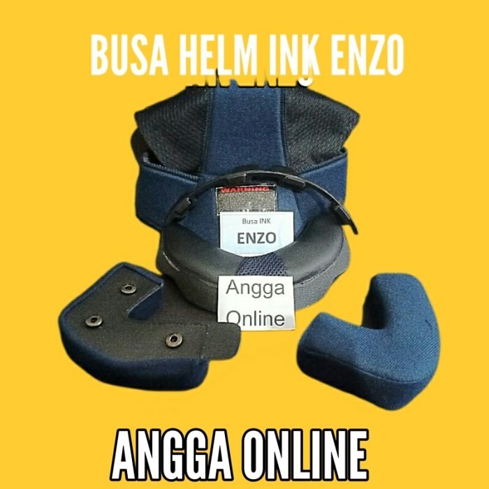 Busa Helm Ink Enzo, Kaca Helm Ink Enzo, Tali Helm, Lis Karet Helm