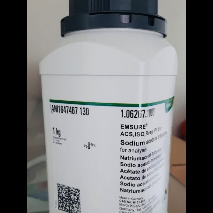 SODIUM ACETATE TRIHYDRATE MERCK 1KG