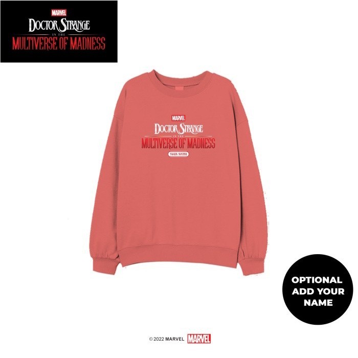 [NMDS COMPANY] PREMIUM CREWNECK MARVEL Crewneck Doctor Strange in the Multiverse of Madness DSM114