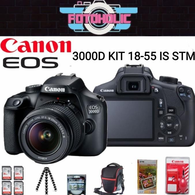 CANON EOS 3000D KIT 18-55 IS STM/3000D KIT /KAMERA CANON EOS 3000D
