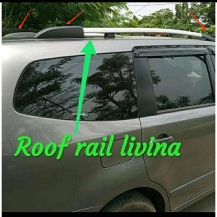 Cover Tutup Atau Dudukan Roof Rail Livina
