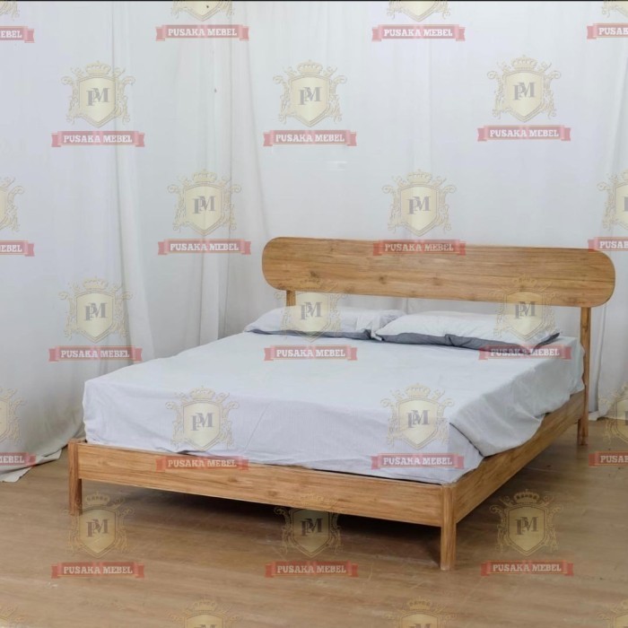 ranjang tidur minimalis kayu jati, ranjang dipan minimalis kayu jati