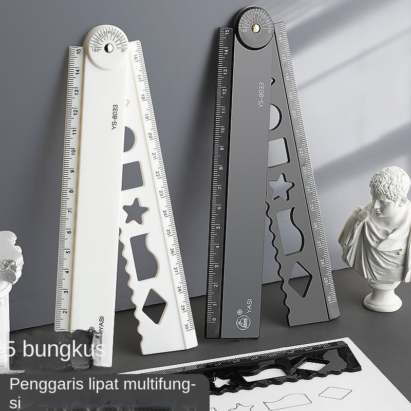 

Penggaris Lipat Hanya untuk Penggaris Murid dengan Garis Bergelombang