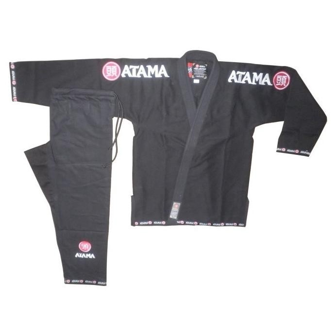 Gi Bjj Atama | Dogi Seragam Brazillian Jujitsu Judo Hitam Black