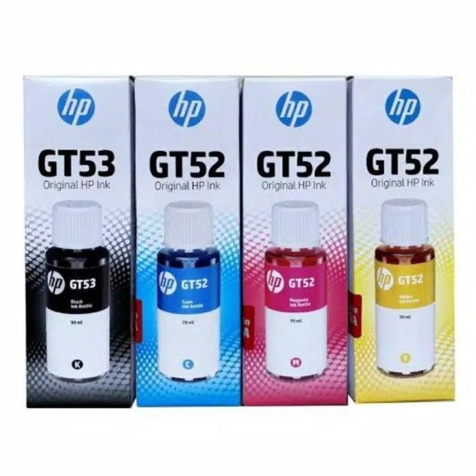 1 Set Tinta Printer Hp Original Gt53 Gt52 Ink Tank 315 415