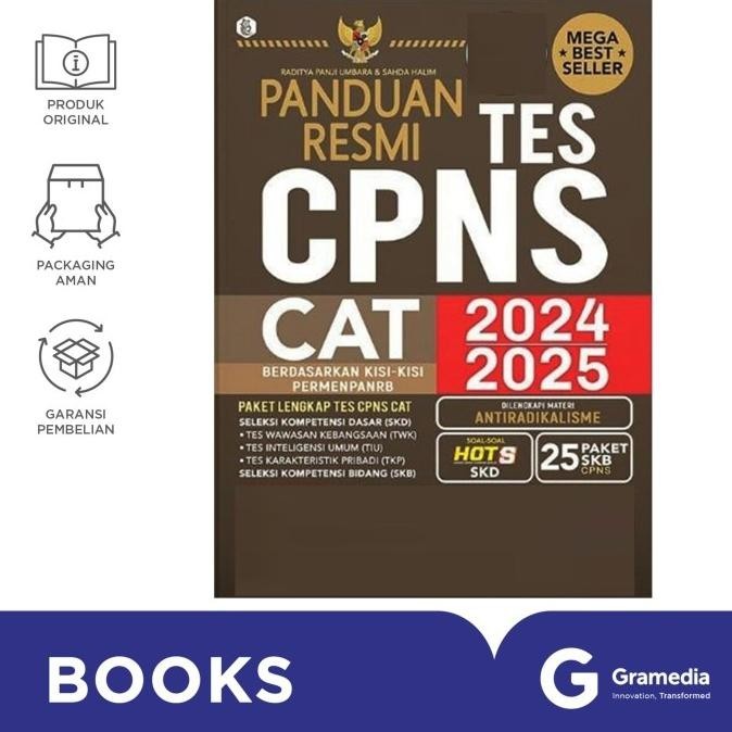 

Buku Panduan Resmi Tes CPNS CAT 2024/2025