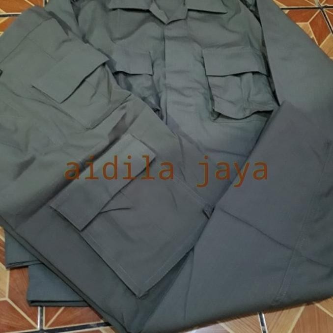 Baju Seragam Pdl Hijau Brimob Seragam Satpol Pp Polsus