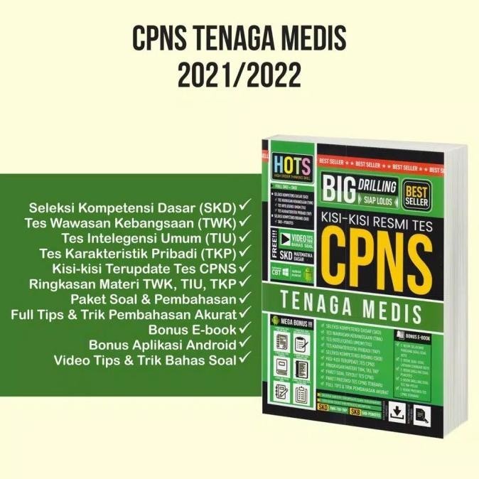 

Buku lolos CPNS Tenaga kesehatan 2023 2024 Nakes Bidan perawat apotekr