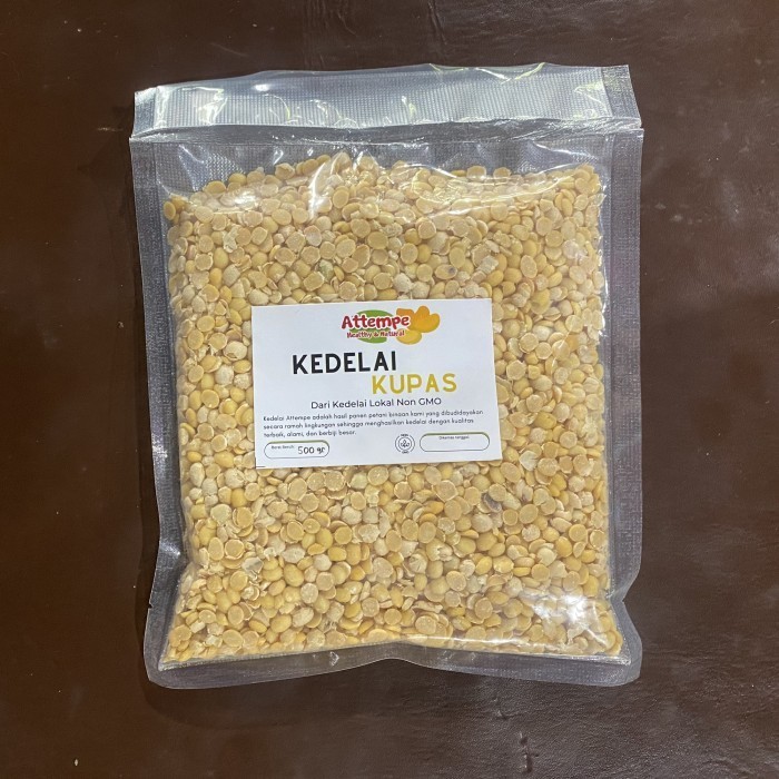 

FREE ONGKIR Kedelai Kupas Organik Non GMO Attempe