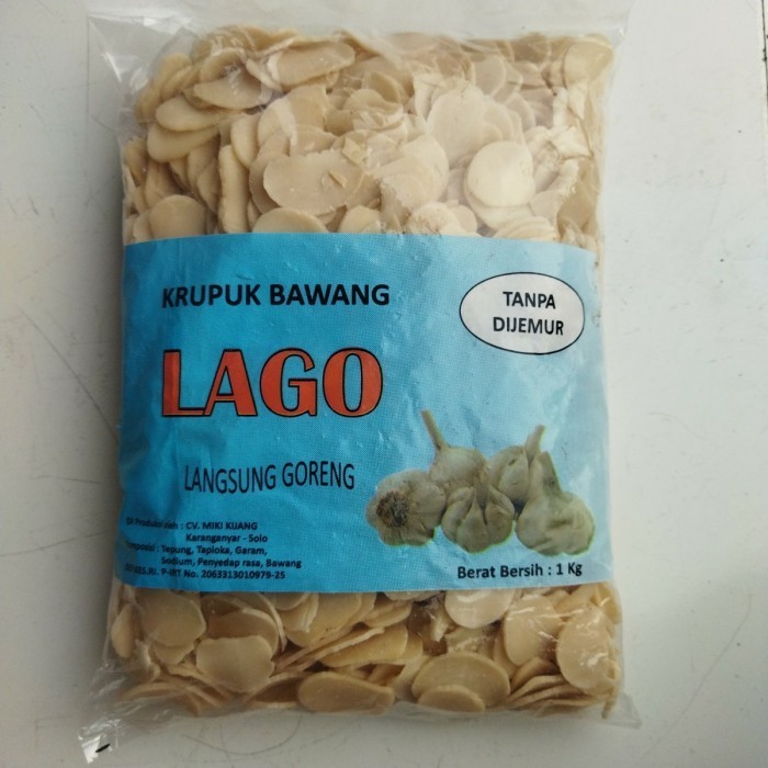 

HEMAT KRUPUK BAWANG LAGO LANGSUNG GORENG 1 KG