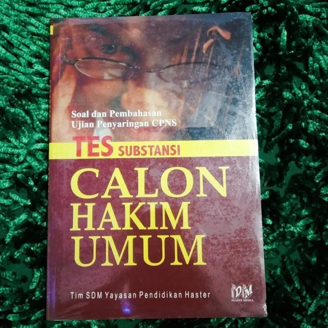 

Soal Ujian Penyaringan CPNS Tes Subtansi Calon Hakim Umum