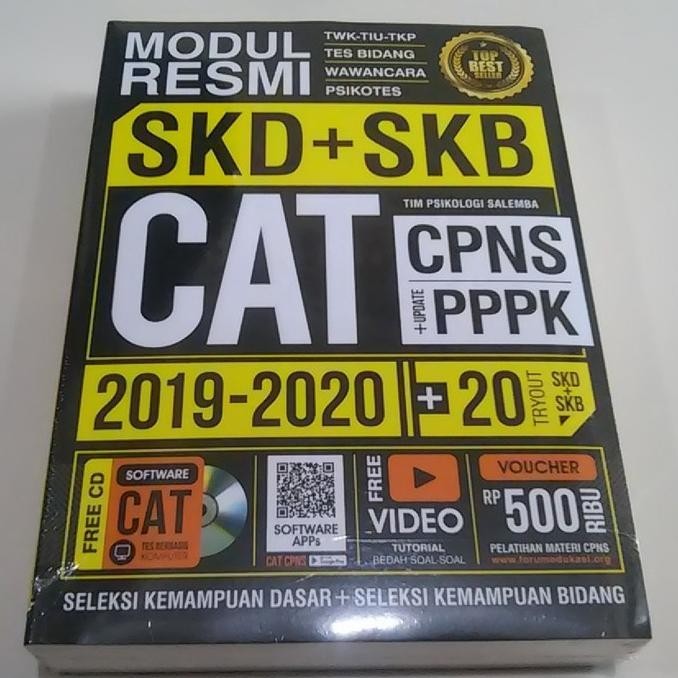 

Buku CPNS 2019 2020 MODUL RESMI SKD + SKB CAT CPNS PPPK 2019-2020 + CD