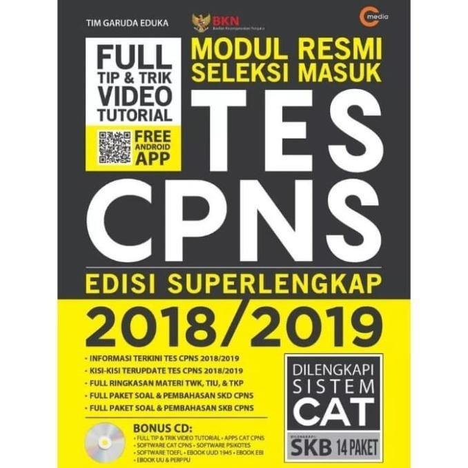 

Modul Resmi Seleksi Masuk Tes CPNS Edisi Superlengkap 2018/2019