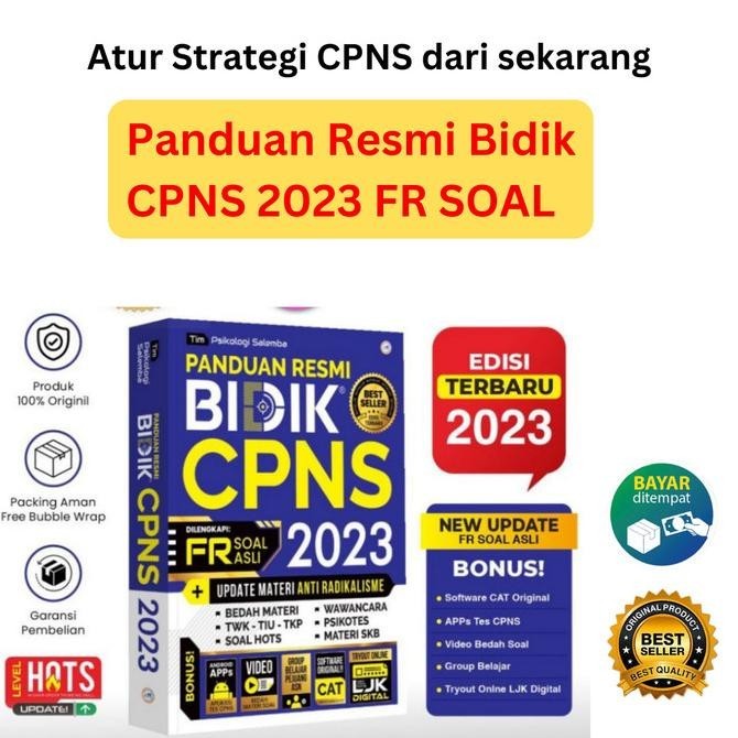 

BUKU TES CPNS 2023 PANDUAN RESMI BIDIK CPNS 2023 TES ANTI RADIKALISME