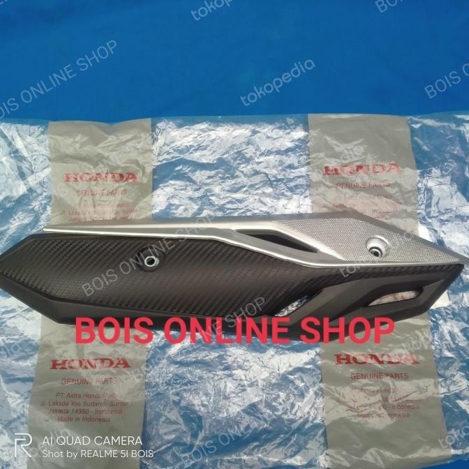 Cover Tutup Tameng Knalpot Beat Led 2020 Original Plus Garnis Variasi