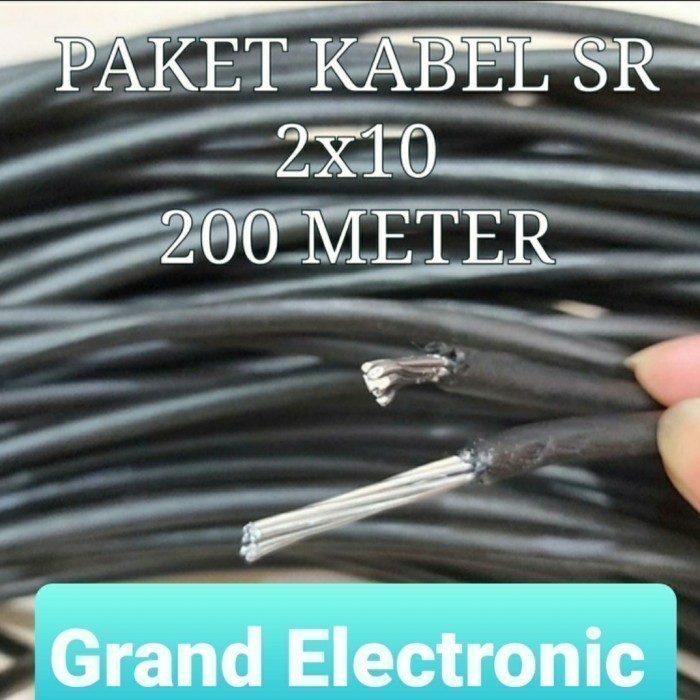 Kabel Twis Sr Tiang Listrik 200 Meter 2X10 Pln 1 Rol