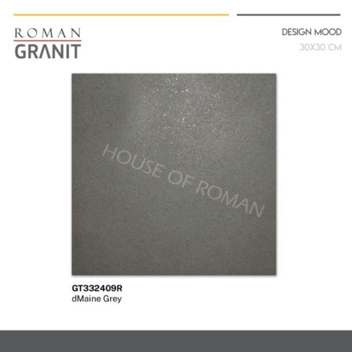 Terbaru Keramik Lantai Kamar Mandi 30X30Cm/Roman Keramik Dmaine Grey Promo Terlaris