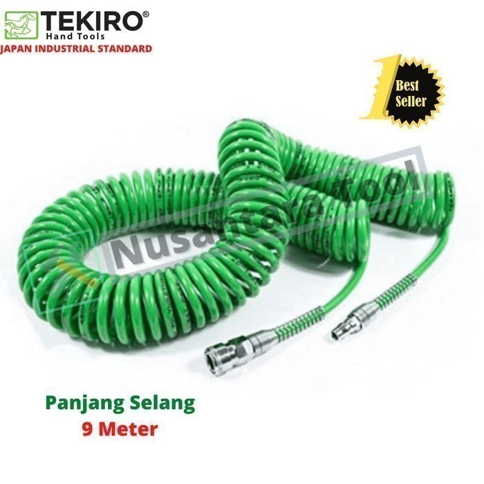 Selang Kompresor Tekiro / Selang Spiral Kompresor 9 meter