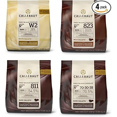 

CALLEBAUT 823 CHOCOLATE COKLAT COIN CALLET MILK CARAMEL 33.6% 400GR