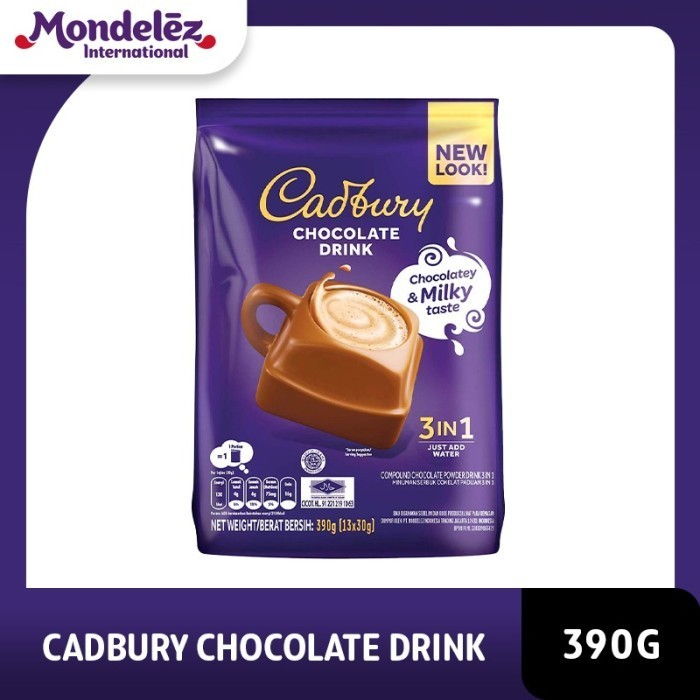 

CADBURY HOT CHOCOLATE MINUMAN COKELAT - 13 SACHET X 30 GR