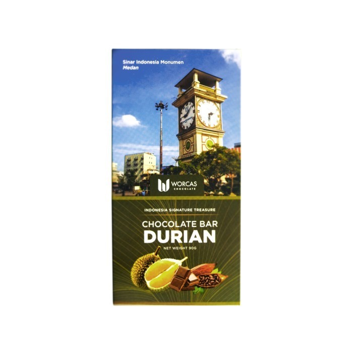 

WORCAS CHOCOLATE BAR FLAVOURED DARK CHOCOLATE DURIAN