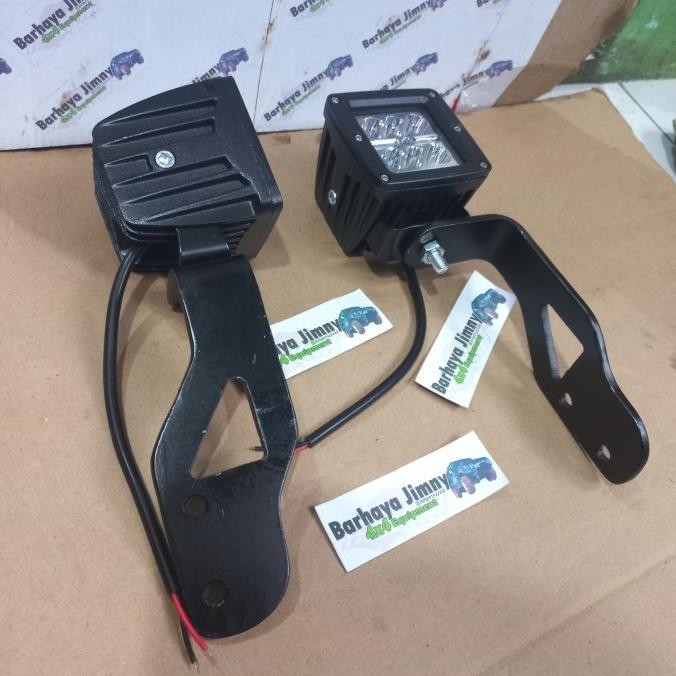 Lampu Tembak Led Katana Set Breket Engsel Pintu Jimny Model Rubicon