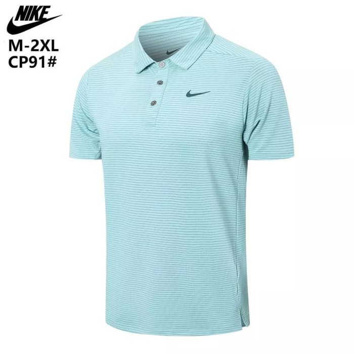 Kaos Kerah Pria Dry Fit Running Olahraga Tenis Golf New