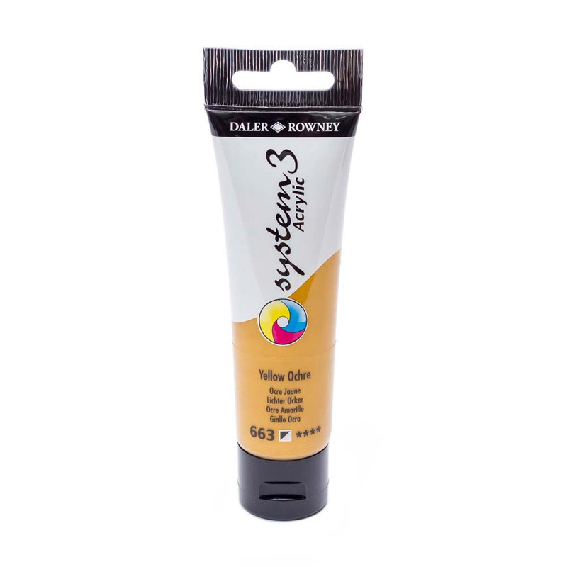 

Daler-Rowney System3 Acrylic 59ml Yellow Ochre
