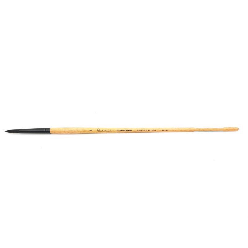 

Princeton Catalyst Synthetic Long Handle Round Sz 4