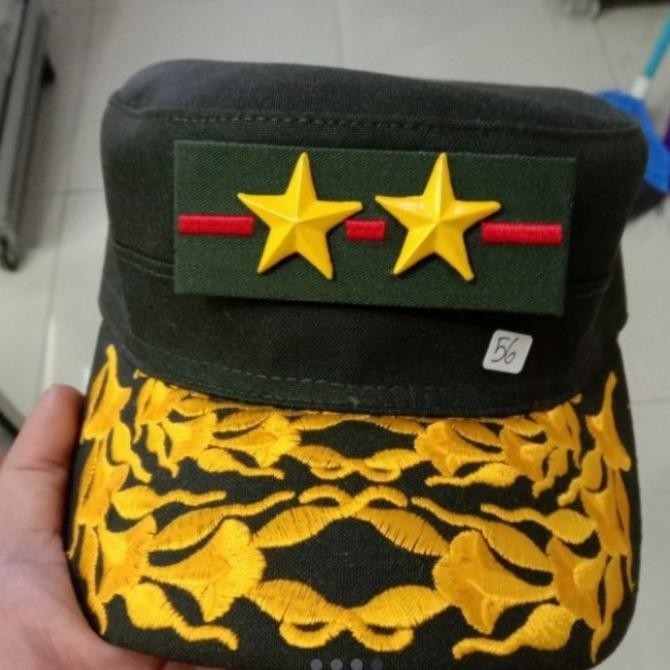 Topi Komando TNI Pati Bintang Dua