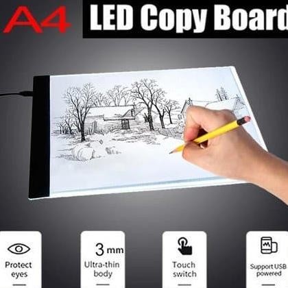 

Drawing Tracing A4 Copy Board Papan Led Light Pad Ultra Jiplak Gambar