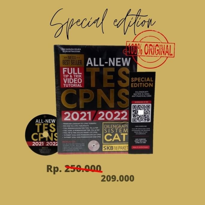 

Buku All New tes masuk Cpns 2021/2022 Original Best seller