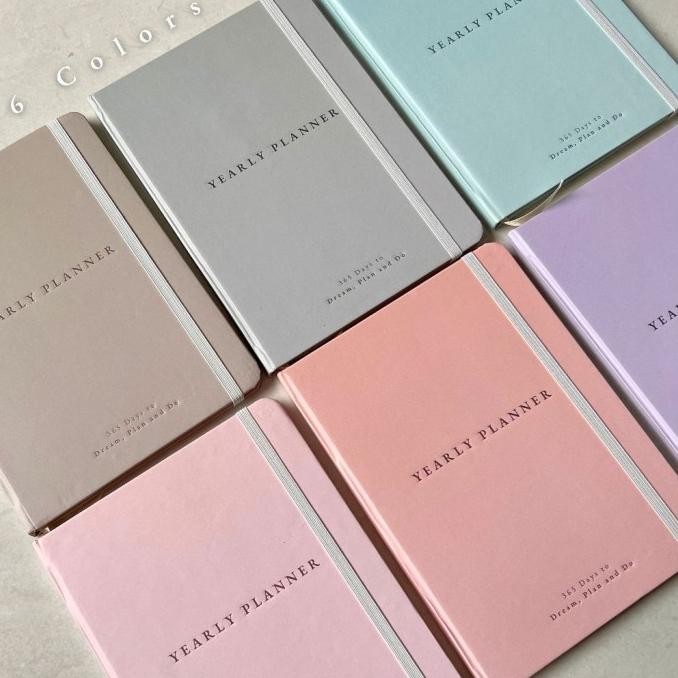 

Yearly Planner 2024 One Year Planner Hard Cover By Peulanopapers