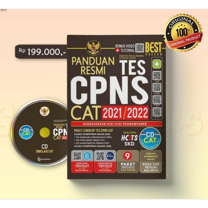 

BUKU PANDUAN RESMI TES CPNS CAT 2021 2022 Bintang Wahyu