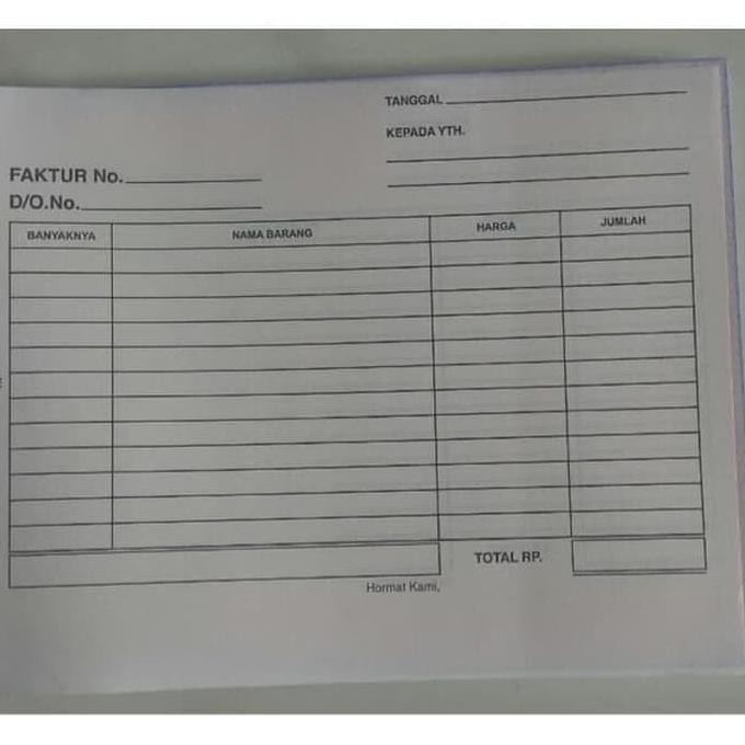 

[ Pack ] Buku Faktur Rangkap 3 Ply - Ncr Paperline Murah!