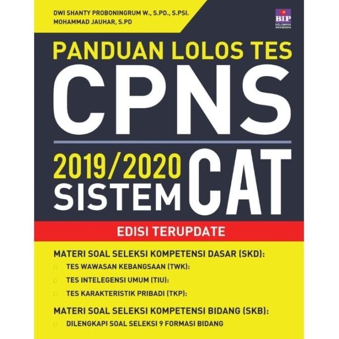 

Ebook Panduan Lolos CPNS 2019-2020 Sistem CAT