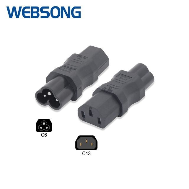 Connector Power JD-32 JD-43 JD-51 JD-57 C6 to C13 Straight Down Right Left Websong