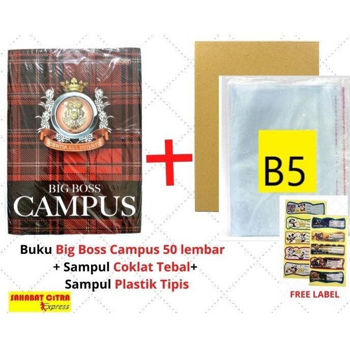 

Paket Lengkap 7 Buku Tulis Boxy Big Boss 50 Lembar Sampul Tipis