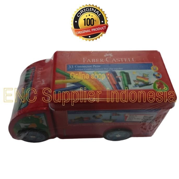 

Connector Pen Faber Castell 33 Warna Truck Kaleng