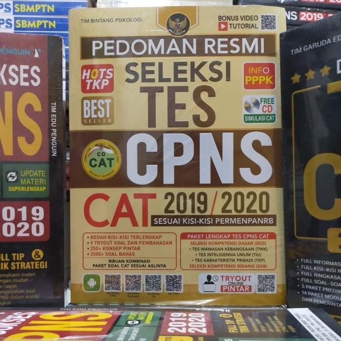 

Pedoman Resmi Seleksi Tes CPNS CAT 2019/2020 + CD