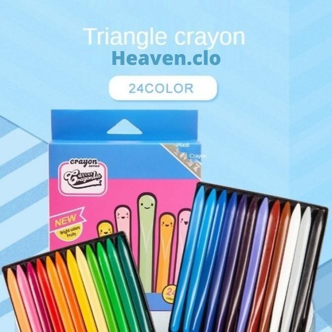 

Crayon Triangle - Waterproof - Crayon Triangle Waterproof 24 Pcs