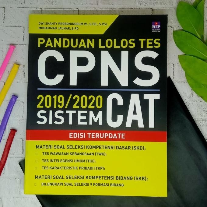 

Buku Panduan Lolos Tes CPNS 2019/2020 Sistem Cat Edisi Terupdate Segel