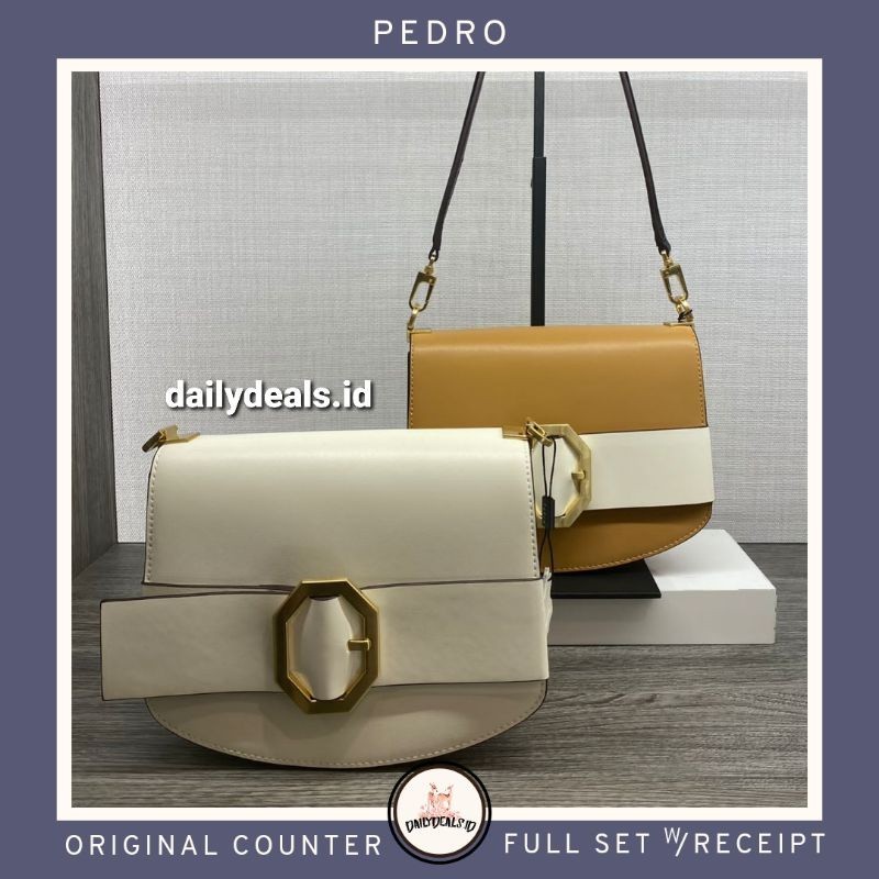 PW2-76390074 Front Flap Octagon - Jastip P3DRO ORIGINAL COUNTER BUCKLEd Leather Shoulder TAS BAG STO