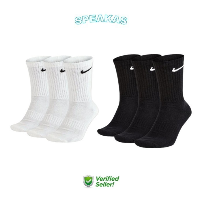 Nike Everyday Lightweight Crew Socks ( Kaos Kaki Nike) Original BNIP