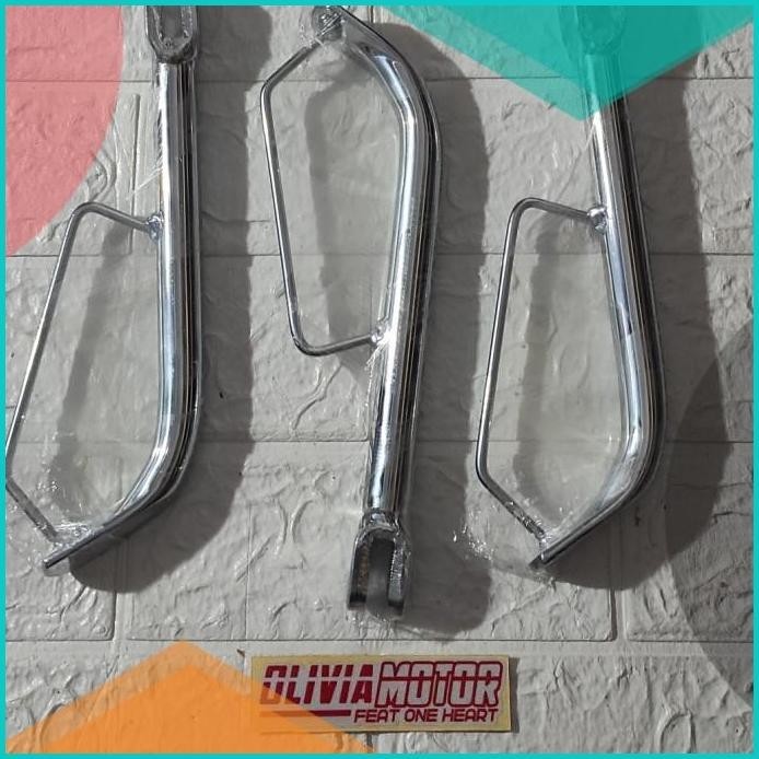 STANDAR SAMPING ORIGINAL CHROME CROOM BEAT SCOOPY KARBU 50530-KVY-870