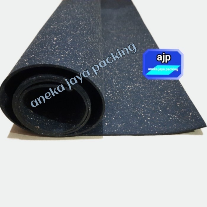 gabus karet tebal 2mm packing cork rubber sintetis lembaran