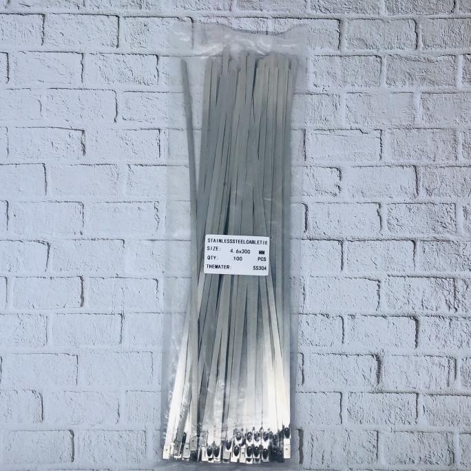 

HZ Stainless Steel Cable Ties 4,6 x 300 mm SS304