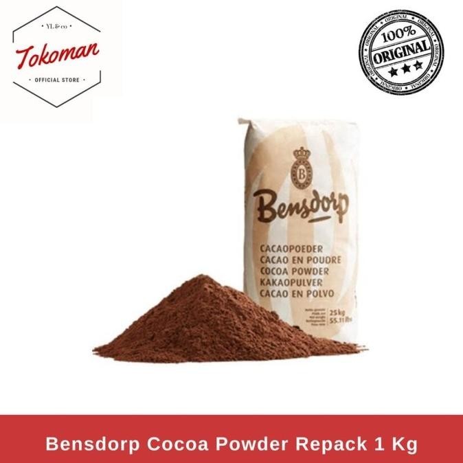 

Bensdorp Cocoa Powder Repack 1 kg / Coklat Bubuk - Asli Tanpa Campuran